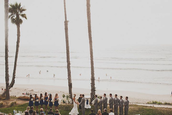 We aimed for a clean elegant wedding with beach details since our wedding